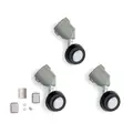 Manfrotto 018 Caster Set 3stk  (22mm) Hjulsett til Lysstaiv med &#248;22mm ben