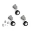 Manfrotto 018 Caster Set 3stk  (22mm) Hjulsett til Lysstaiv med &#248;22mm ben