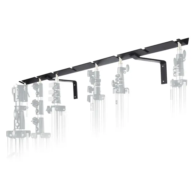 Manfrotto 027 Veggmontert Stativholder For 8 lysstativ 