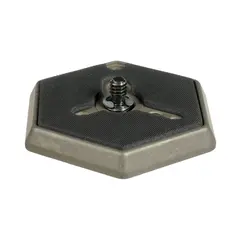 Manfrotto Kameraplate 030-14 Hexagonal Sekskantet Festeplate 1/4&quot; gjenger