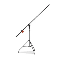 Manfrotto 085BS Light Boom Stand 35 Sort Kraftig boom stativ m/hjul 2,5m boom