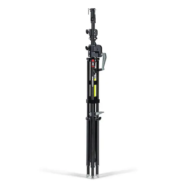 Manfrotto 087NWB Wind-up Lysstativ med sveiv. Max 3,7 m/30 kg 