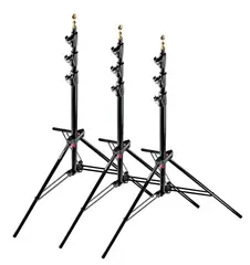 Manfrotto 1004BAC 3-pack Lysstativ Maste 3 pakk 124cm - 366cm maks vekt 9kg