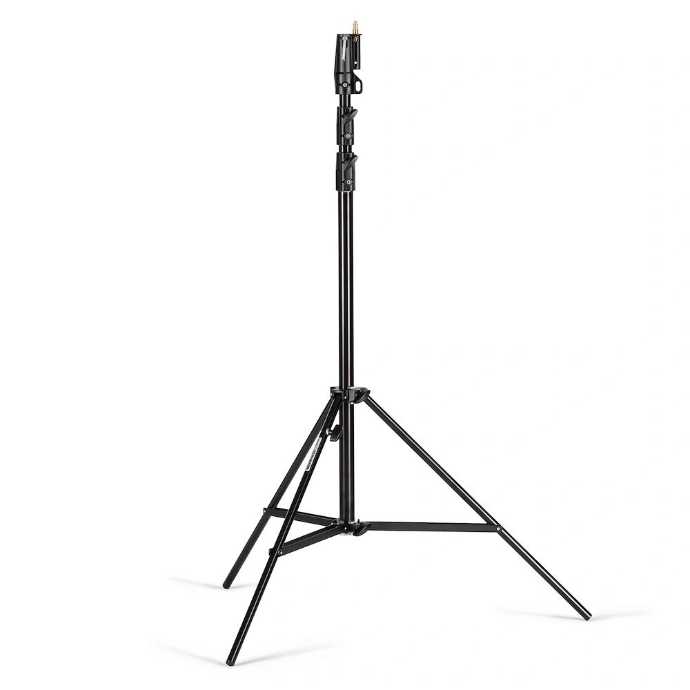 Manfrotto 126BSUAC Combo Junior Stand Lysstativ, luftdempet. Leveling leg