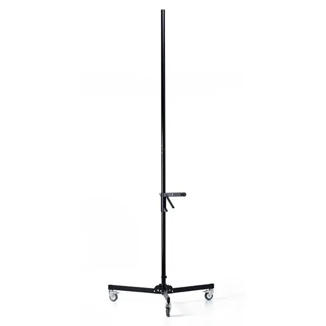 Manfrotto 231B Alu Column Stand Sort Lysstativ med hjul. 2,5m søylestativ 