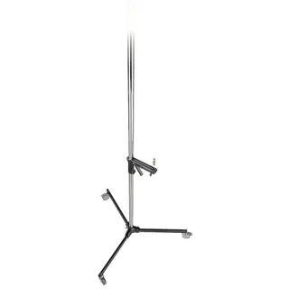 Manfrotto 231CS Steel Column Stand SØLV Lysstativ med hjul. 2,5m søylestativ