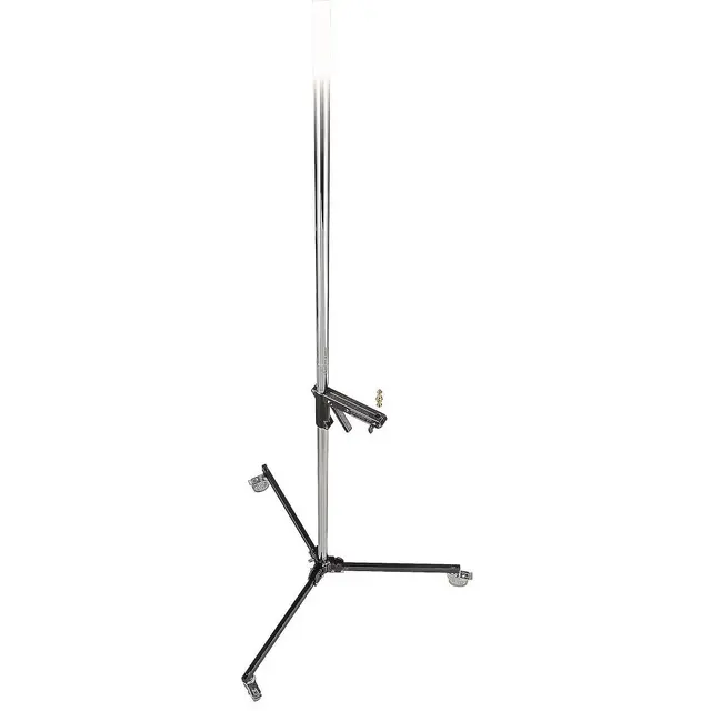 Manfrotto 231CS Steel Column Stand SØLV Lysstativ med hjul. 2,5m søylestativ 