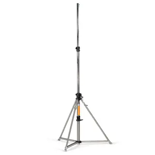 Manfrotto 387XU Super Wind-Up Silver Lysstativ m/sveiv. Maks 3,66m