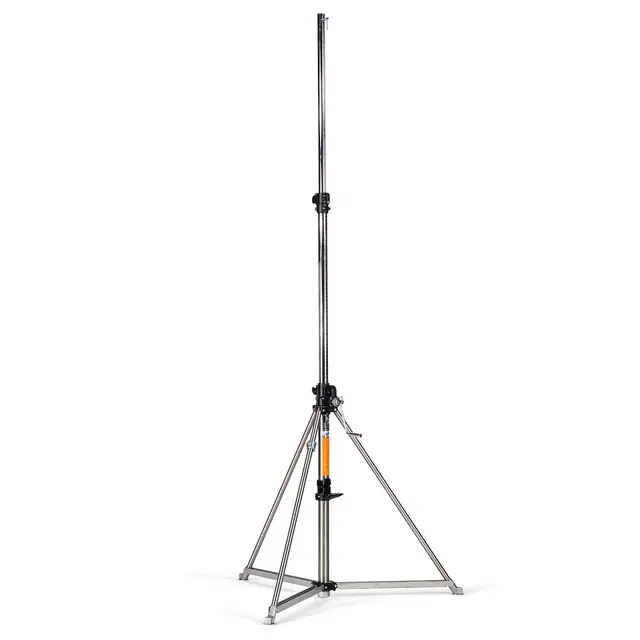Manfrotto 387XU Super Wind-Up Silver Lysstativ m/sveiv. Maks 3,66m 