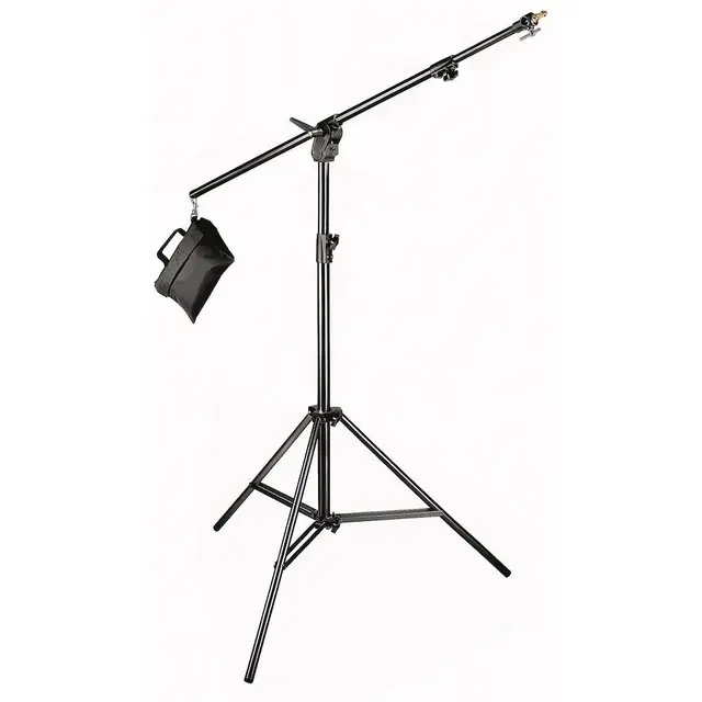 Manfrotto 420B Boom kombi Lysstativ Svart Med sandsekk 