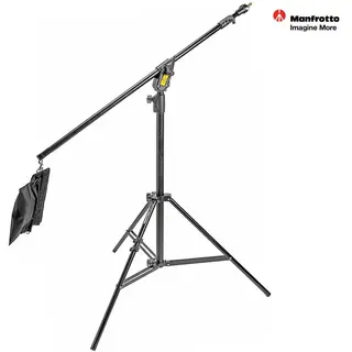 Manfrotto 420B Boom kombi Lysstativ Svart Med sandsekk