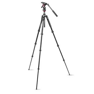 Manfrotto Befree Advanced Live Twist KIT Reisestativ m/videohode. Aluminium