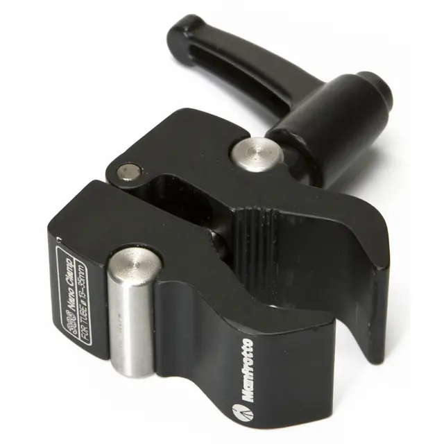 Manfrotto 386B-1 Nano clamp Miniklemme med 1/4 og 3/8 feste 