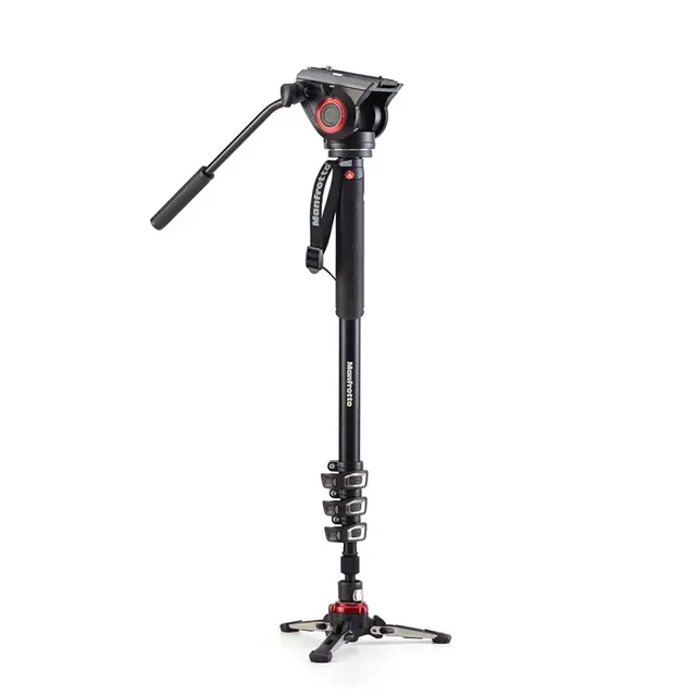 Manfrotto MVMXPRO500 Video Monopod Etbensstativ Video med fluid fot+hode 