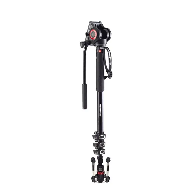 Manfrotto MVMXPRO500 Video Monopod Etbensstativ Video med fluid fot+hode 