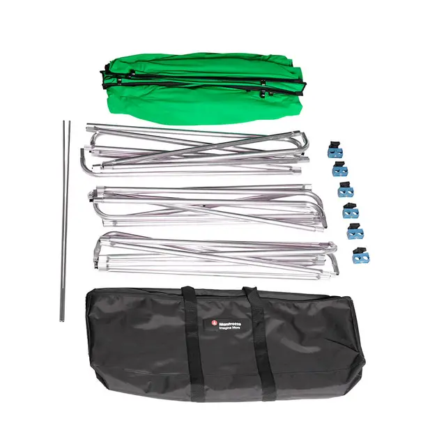 Manfrotto Background Kit Chroma Key FX Panoramabakgrunn 4 x 2.9m Green-screen 