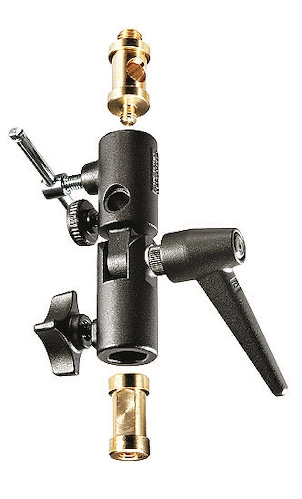 Manfrotto 026 Lite-Tite Tilt-hode m/paraplyhull. 16mm lysstativ