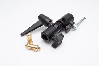 Manfrotto 026 Lite-Tite Tilt-hode m/paraplyhull. 16mm lysstativ