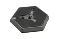 Manfrotto Kameraplate 130-14 Sekskantet Festeplate med 1/4&#39;&#39; skrue