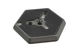 Manfrotto Kameraplate 130-14 Sekskantet Festeplate med 1/4&#39;&#39; skrue
