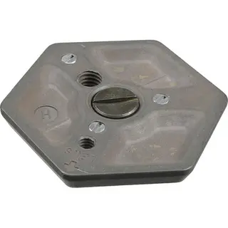 Manfrotto Kameraplate 130-14 Sekskantet Festeplate med 1/4&#39;&#39; skrue