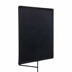 Avenger I750B Solid Black Flag Sort lystett materiale. 60x90cm