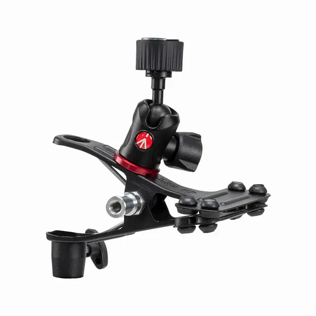 Manfrotto Spring Clamp 175F-2 m/blitzsko Klemme med blitssko og lampestativfeste 