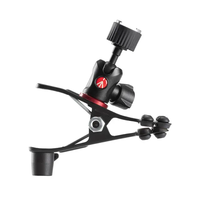 Manfrotto Spring Clamp 175F-2 m/blitzsko Klemme med blitssko og lampestativfeste 