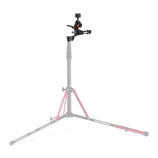 Manfrotto Spring Clamp 175F-2 m/blitzsko Klemme med blitssko og lampestativfeste 
