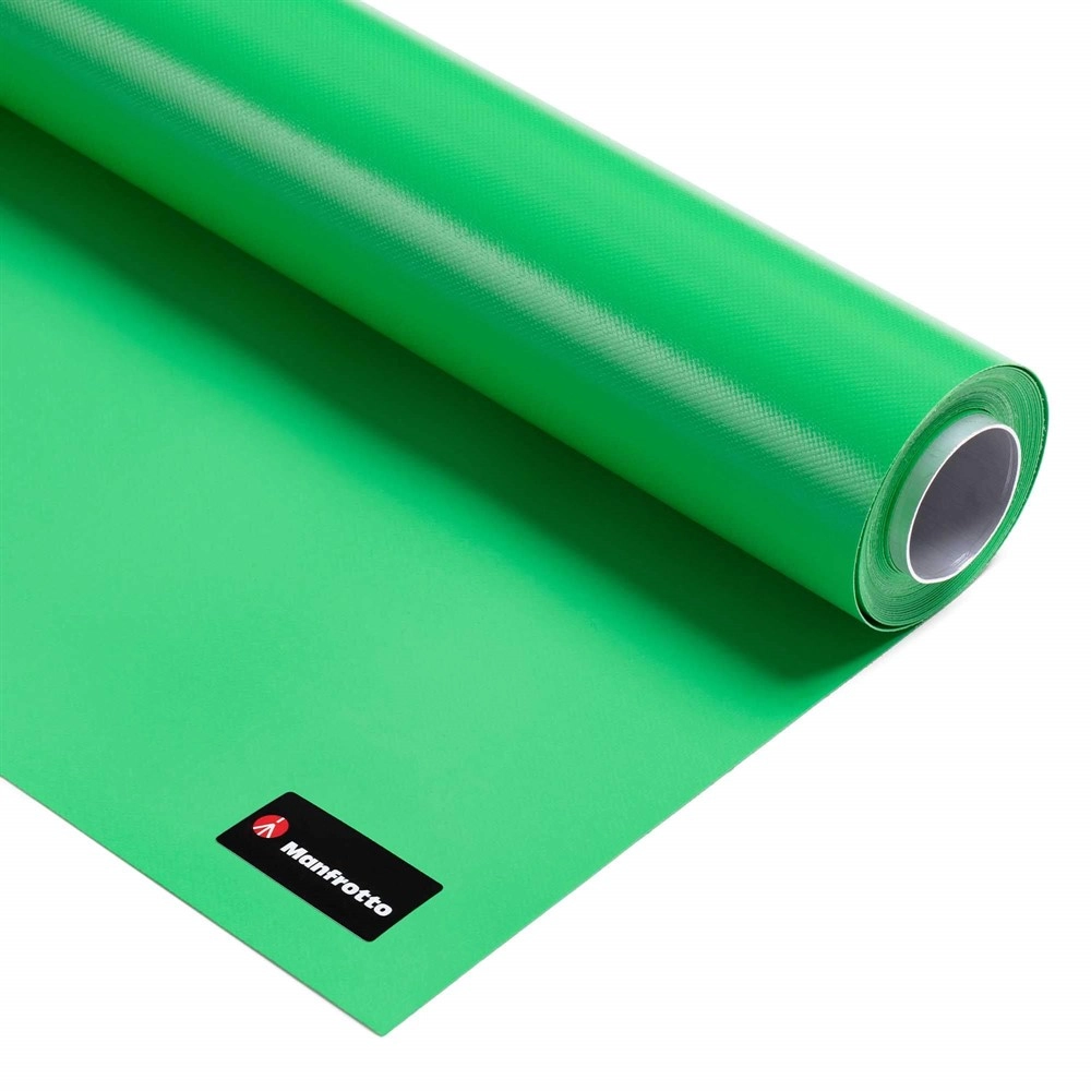 Manfrotto Vinyl Background/Floor Green 2,75m x 6m. Chroma Key Grønn bakgrunn