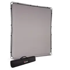 Manfrotto EzyFrame Gray Background KIT Sammenleggbar bakgrunn 2x2,3m Grå