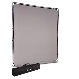 Manfrotto EzyFrame Gray Background KIT Sammenleggbar bakgrunn 2x2,3m Grå