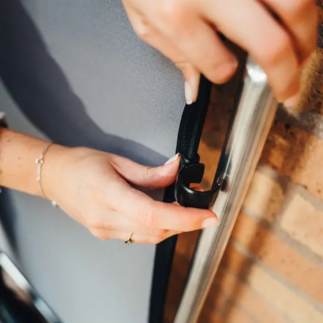 Manfrotto EzyFrame Gray Background KIT Sammenleggbar bakgrunn 2x2,3m Grå 