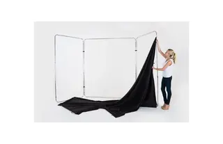 Manfrotto Panoramic Background Cover 4m Sort (Kun duk)