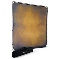 Manfrotto EzyFrame Vintage Background Sammenleggbar bakgrunn 2x2,3m Tobacco