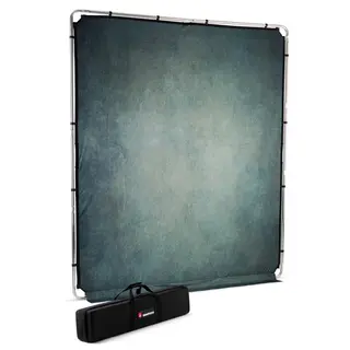 Manfrotto EzyFrame Vintage Background Sammenleggbar bakgrunn 2x2,3m Sage