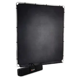 Manfrotto EzyFrame Vintage Background pk Sammenleggbar bakgrunn 2x2,3m Pewter