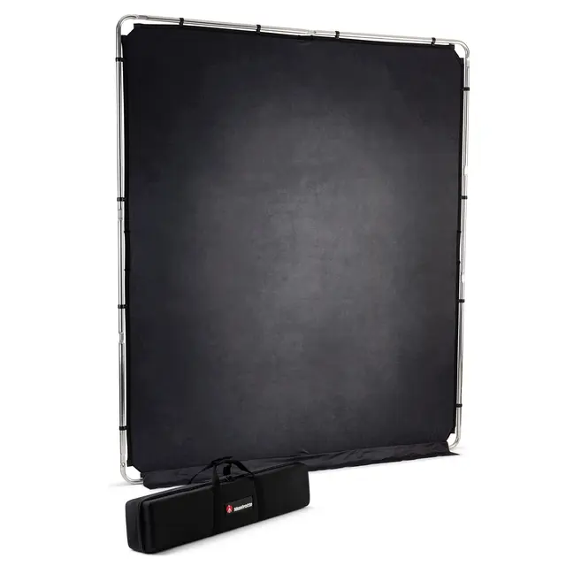 Manfrotto EzyFrame Vintage Background pk Sammenleggbar bakgrunn 2x2,3m Pewter 