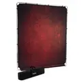 Manfrotto EzyFrame Vintage Background pk Sammenleggbar bakgrunn 2x2,3m Crimson