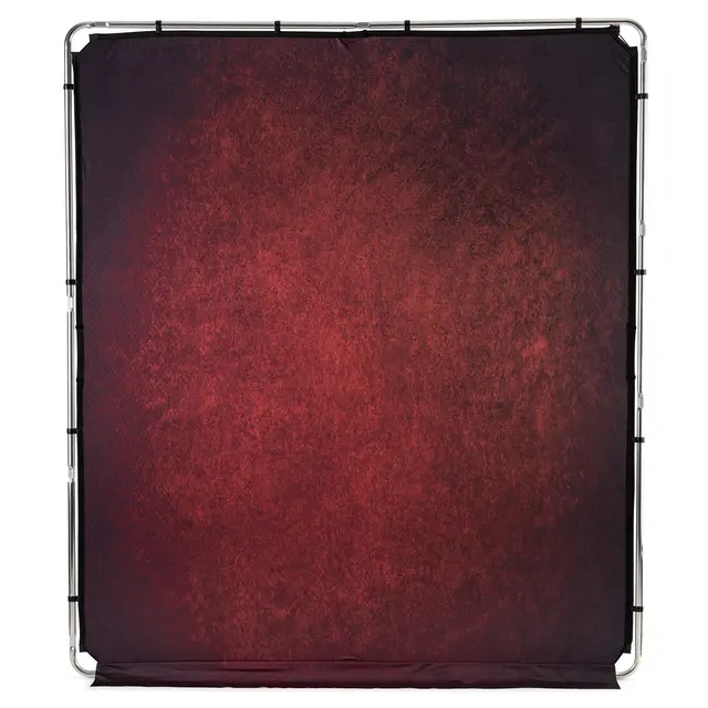Manfrotto EzyFrame Vintage Background pk Sammenleggbar bakgrunn 2x2,3m Crimson 