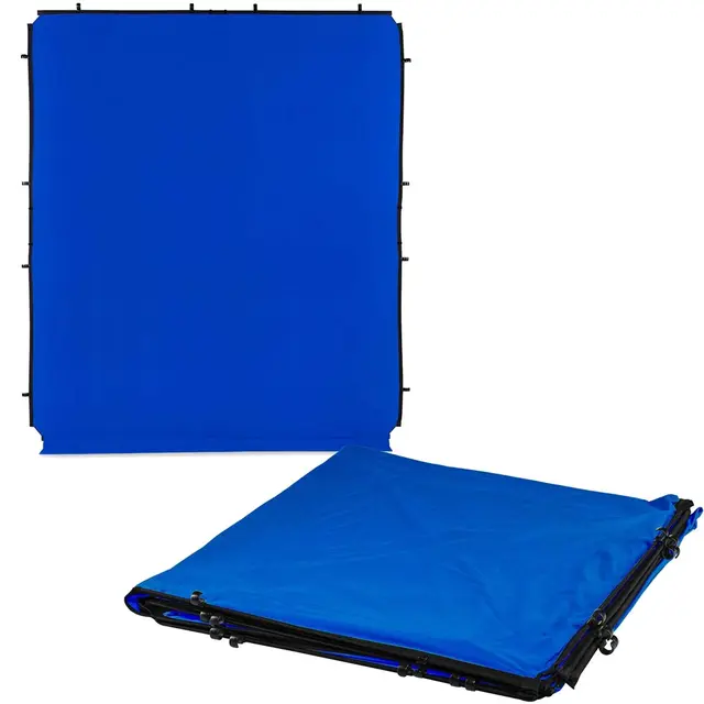 Manfrotto EzyFrame Background Cover Blå Chroma Blue Bakgrunnsduk Ezyframe ramme 