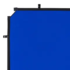 Manfrotto EzyFrame Background Cover Blå Chroma Blue Bakgrunnsduk Ezyframe ramme