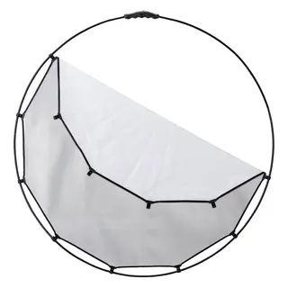 Manfrotto HaloCompact Plus Reflector98cm S&#248;lv/Hvit vendbar reflektor