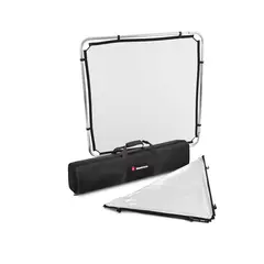 Manfrotto Skylite Rapid Small Kit 1x1m m/diffuser, bag og s&#248;lv/hvit duk 1,1x1,1