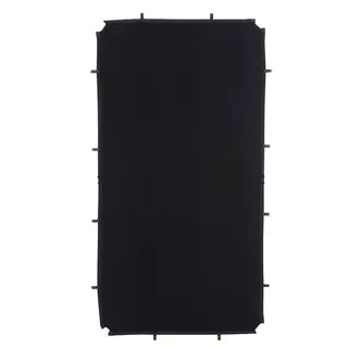Manfrotto Skylite Rapid Cover Medium 1x2 Black Velour Duk, sort fløyel, 1,1 x 2 m