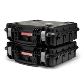Manfrotto Pro-Light Tough TH-47F Hard-Case koffert. m/skuminlegg