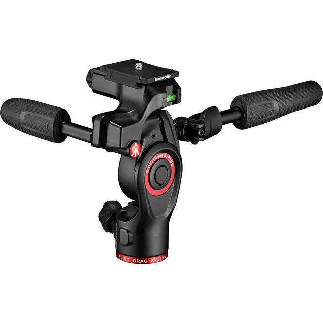 Manfrotto Befree 3-Way Live Head Lettvekts 3-veis stativhode Foto Video 