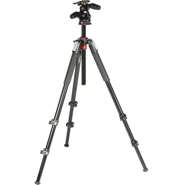 Manfrotto MK055XPRO3-3W Stativkit Aluminiumsstativ og 3-veishode 