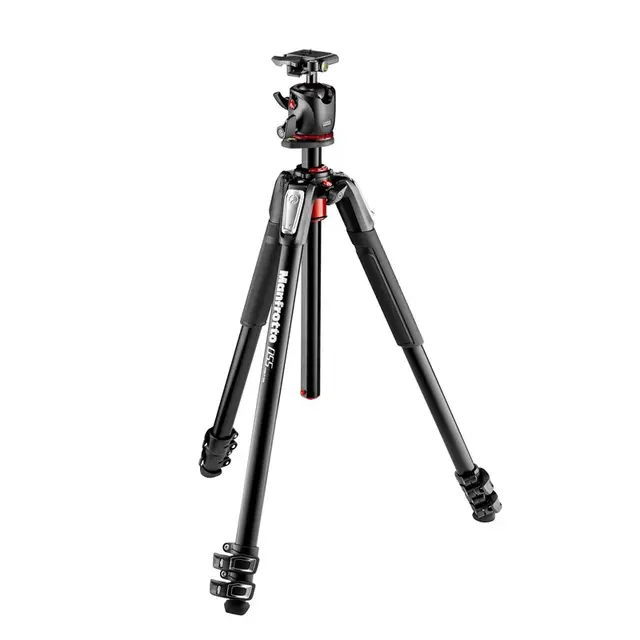 Manfrotto MK055XPRO3-BHQ2 Stativkit Aluminiumsstativ og BHQ2 kulehode 