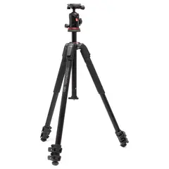 Manfrotto MT190X3 + MH496-BHQ6 Stativkit med 496 Kulehode. Aluminium